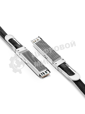 Твинаксиальный медный кабель 0.5m (2ft) NVIDIA/Mellanox MCP4Y10-N00A Compatible 800G OSFP Finned Top InfiniBand NDR Passive Direct Attach Copper Twinax Cable for Quantum-2 Switches