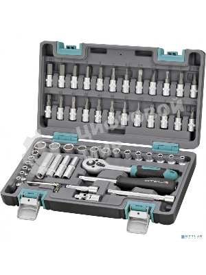 Набор инструментов Stels 14101 1/4, CrV, пластиковый кейс 57 предметов