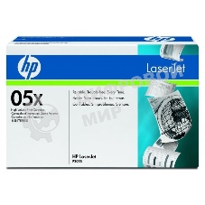 Картридж лазерный HP CE505X черный для LJ P2055 6500 стр.