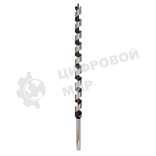 Сверло винтовое по дереву Kranz 22х460 мм, шестигранный хвостовик