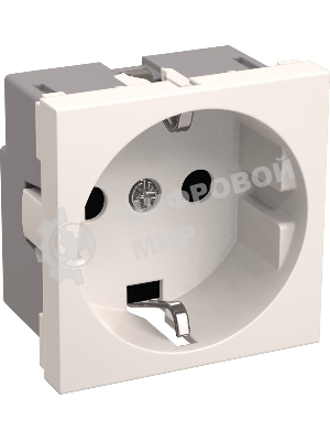 Розетка IEK (CKK-40D-RSZB2-K01-K) РКС-20-30-П-К Розетка с з/к 2к (на 2 модуля) ПРАЙМЕР белая