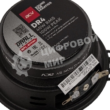 Колонки автомобильные ACV DRALL DR4 (без решетки) 100Вт 94дБ 3Ом 10см (4дюйм) (ком.:2кол.) широкополосные однополосные