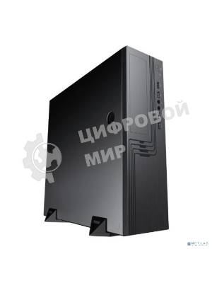 Компьютерный корпус EL555BK PM-300TFX 80+Bronze U3.0*2+U2*2+2*combo Audio; fan 9см; intrusion switch POWERMAN Slim Case 6143524
