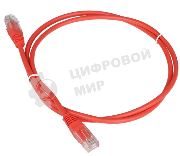 Патч-корд TWT UTP кат.5e, с заливными колпачками, 0.15 м, оранжевый