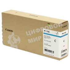 Картридж струйный Canon PFI-710 C 2355C001 голубой (700 мл) для Canon TX-2000/TX-3000/TX-4000