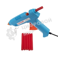 Клеевые стержни Rexant, Ø11 мм, 100 мм, красные, 6 шт., блистер