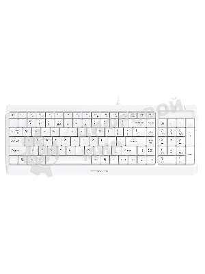 Комплект клавиатура+мышь A4Tech FStyler F1512 проводной, USB, 1200 DPI, белый