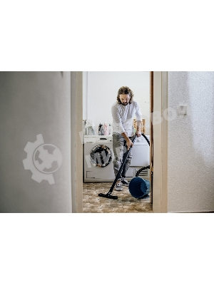 Строительный пылесос Karcher WD 3 P S V-17/4/20 желтый, 1000 Вт, уборка сухая/сбор воды, пылесборник мешок/контейнер, 17 л