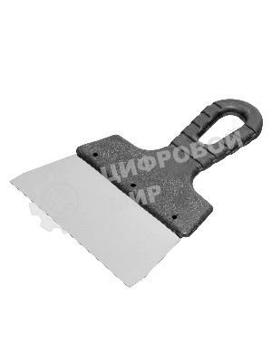 Шпатель фасадный Сибртех из нержавеющей стали, 150 мм, пластмассовая рукоятка