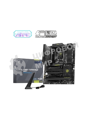 Материнская плата MSI MAG Z890 TOMAHAWK WIFI, LGA 1851, Intel Z890, 4xDDR5, 4xSATA, 4xM.2, 1xPCIe 5.0 x16, 2xPCIe 4.0 x4, 1xHDMI, 2xUSB-C Thunderbolt 4, 1xUSB-C 3.2 Gen 2, 3xUSB-A 3.2 Gen 2, 4xUSB-A 3.2 Gen 1, 1x 5Gb LAN, 2x3.5 мм, 7.1, ATX