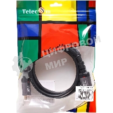 Кабель Telecom TCG365-1.5M HDMI 19M/M,ver. 2.1, 8K@60 Hz 1.5m метал разъемы