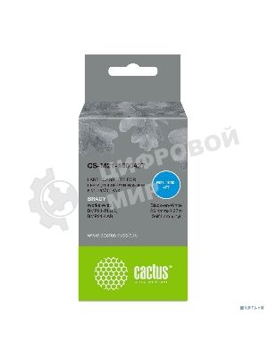 Картридж ленточный Cactus CS-M21-1000427 черный шрифт, белый фон (25.4 мм, 4.27 м) для Brady BMP21-PLUS, BMP21, BMP21-LAB