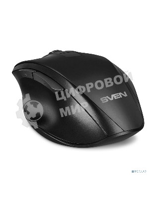 Мышь беспроводная SVEN RX-525SW черная (бесшумн. кл., 5+1кл. 600-1400DPI, Soft-touch, блист.)