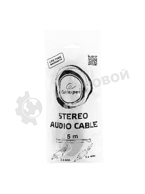 Кабель аудио Gembird Jack3.5/Jack3.5, 5.0м