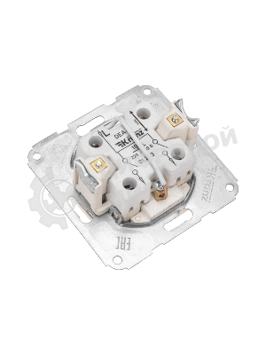 Выключатель DEA 2кл (инд) с/у 10А мех. бежевыйевый Kranz (1/10/120)