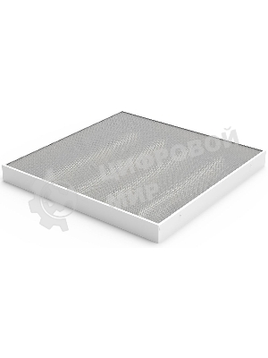 Светильник светодиодный Gauss MIR 595х595х50 35Вт 3500лм 4000К IP40 офисный встраив. накладной с рассеив. призма (аналог ЛВО)