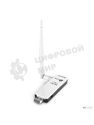 Адаптер TP-Link SOHO TL-WN722N 150Mbps High Gain Wireless N USB Adapter with Cradle, 1T1R, 2.4GHz, 802.11n/g/b, 1 detachable antenna