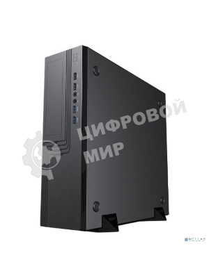 Компьютерный корпус EL555BK PM-300TFX 80+Bronze U3.0*2+U2*2+2*combo Audio; fan 9см; intrusion switch POWERMAN Slim Case 6143524