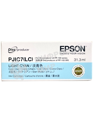 Картридж струйный Epson PJIC7 светло-голубой для Discproducer PP-100 (C13S020448/C13S020689)