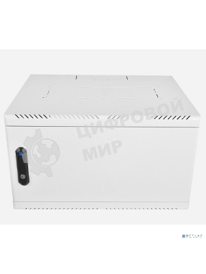 Шкаф коммутационный ЦМО (ШРН-6.350.1) настенный 6U 600x350 мм пер. дв. металл 200 кг серый 300 мм 180 град.