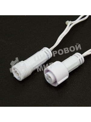 Гирлянда Neon-night Нить 10м, постоянное свечение, белый ПВХ, 230В, красный