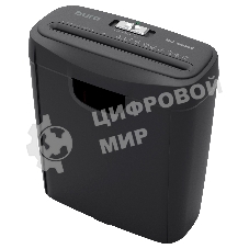 Шредер Buro Home BU-S606S черный (секр.Р-2) ленты 6лист. 10лтр. пл.карты