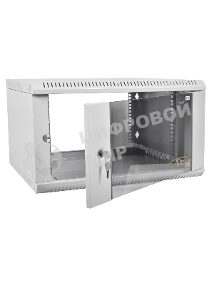 Шкаф телеком. настенный разборный 12U (600х350) дверь стекло (ШРН-Э-12.350) (1 коробка)