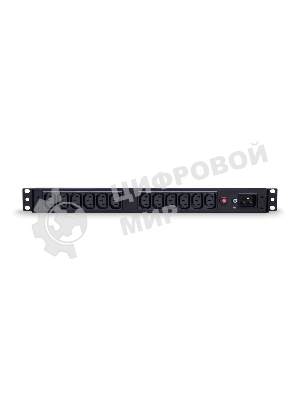 Блок распределения питания PDU CyberPower PDU83401 Basic 1U type, 16Amp, 12 IEC outlets