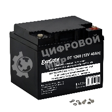 Батарея ExeGate DT 1240 (12V 40Ah), клеммы под болт М6