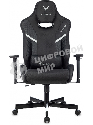 Кресло Knight Thunder 5X черный, экокожа, 120 кг, механизм качания