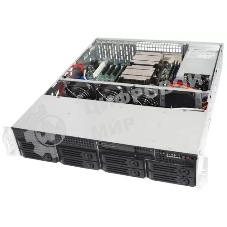 Серверный корпус 2U rackmount, 8+1 trays, 550W CRPS PSU(1+1)/21