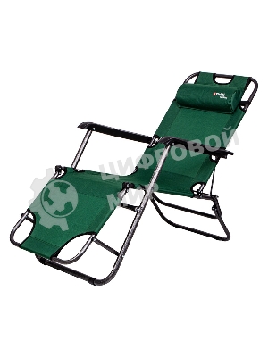 Кресло-шезлонг Palisad Camping двухпозиционное 156х60х82 см