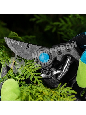 Секатор прямого реза Palisad LUXE 230 мм, алюминиевые рукоятки