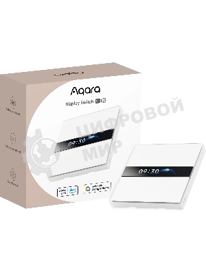 Выключатель умный Aqara V1 EU 4-хкл. с нейтралью белый (WS-K02D)