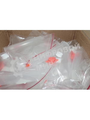 Промышленный шприц 55 мл с красной крышкой 100 шт