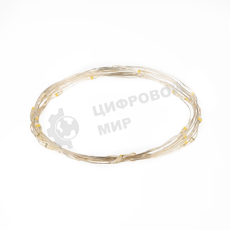 Гирлянда светодиодная Neon-night Роса 2м, 20 LED, БИРЮЗОВЫЙ, IP20, тонкий батарейный блок, 2хCR2032 в комплекте