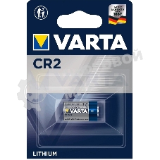 Батарейка Varta ELECTRONICS CR2 BL1 Lithium 3V (6206) (1/10/100)