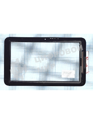 Сенсорное стекло (тачскрин) для HP Pro Slate 10, черное