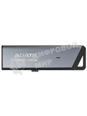 Флешка USB ADATA UE800 (AELI-UE800-256G-CSG), 256Gb, Type-C USB 3.2, R/W 1000/950, серебристый