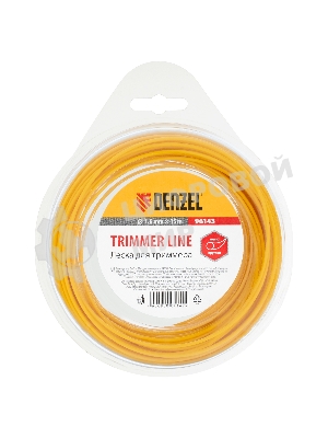 Леска для триммера Denzel круглая, 1,6мм х 15м, блистер Россия