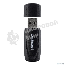 Флешка USB Smartbuy Scout black (SB016Gb2SCK), 16Gb, USB 2.0, R/W 15/8, черный