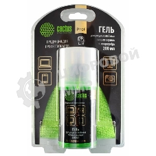 Чистящий набор (салфетки + гель) Cactus CS-S3004BL для экранов и оптики блистер 1 шт 25х25 см 200 мл