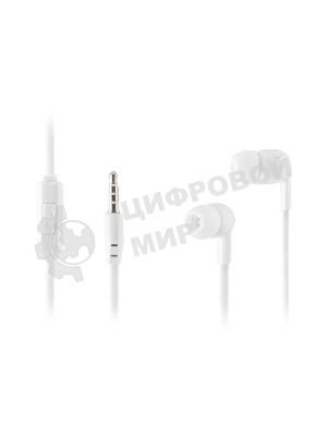 Проводные наушники Harper HV-106 белый, вкладыши, проводной