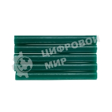 Клеевые стержни Rexant, Ø11 мм, 100 мм, зеленые, 6 шт., блистер