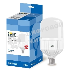 Лампа cветодиодная IEK LLE-HP-50-230-65-E40 HP 50Вт 230В 6500К E40 IEK