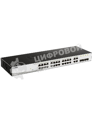 Коммутатор D-Link DGS-1210-28/FL 24G 4GbIC управляемый