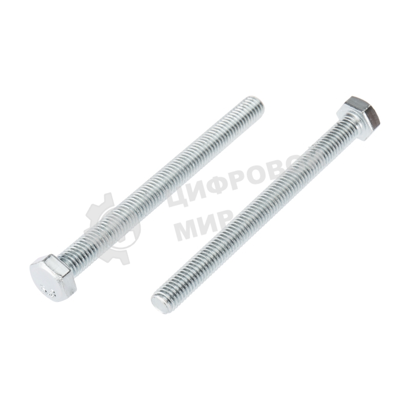 Болт шестигранный Kranz DIN 933, 8х90, пакет (2шт.)