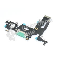 Шлейф разъема питания для iPhone 11 зеленый