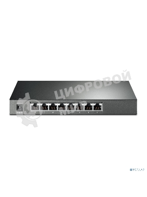 Коммутатор TP-Link SMB TL-SG2008 8-port Pure-Gigabit Desktop Smart Switch, 8 10/100/1000Mbps RJ45 ports, Tag-based VLAN, STP/RSTP/MSTP, IGMP V1/V2/V3 Snooping, DHCP Filtering, 802.1P Qos, Rate Limiting, Voice VLAN,