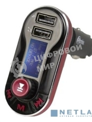 Автомобильный FM-модулятор Ritmix FMT-A780 черный SD USB